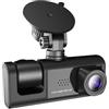 Vibhgtf Dashcam - Telecamera frontale wireless per auto con schermo di visualizzazione, Robusta Cam con visione notturna avanzata e angolo regolabile