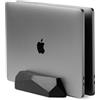 Oakywood - Supporto verticale per laptop - Supporto in legno per laptop - Supporto per 2 laptop - Compatibile con MacBook Pro, compatibile con MacBook Air, compatibile con iPad - Quercia nera