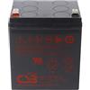 CSB-HR1227WF2 - Batteria al Piombo AGM, 12 Volt, 27 Ah, 90 x 70 x 106 mm, Faston 6,3 mm, ad Alta Corrente
