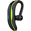 Sungive Auricolare Wireless Bluetooth 5.4 Mono/Indip. (L/R), 200h standby, ENC, HiFi, IPX4, 180° rotazione, 12g ultra-leggero, compatibile iOS/Android/iPad. Design ad aggancio.(verde)