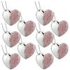 A Plus 10 Pezzi 8GB Chiavetta Memoria USB 2.0 Pen Drive Metal Heart Rosa