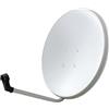 ARLI 60 cm antenna SAT bianco impianto satellitare ciotola digitale HD 4 K 3D