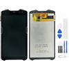 Generic Schermo LCD per Zebra TC51 TC510K TC56 LCD Display Digitizer Vetro Touch Schermo Ricambio Assembly (Nero)