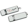 Elegantdisk Chiavetta USB Matrimonio - Elegante design in ecopelle e metallo, ideale come regalo di nozze o per foto ricordo (16 GB/32 GB/64 GB). USB 3.0 (Just Married, 8 GB)