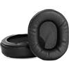 TaiZiChangQin H7 - Cuscinetti auricolari di ricambio compatibili con cuffie Bluetooth Mpow H7, perforate, colore nero