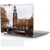 Loyobo Design - Custodia rigida trasparente per MacBook Pro 13, modello A1706/A1708/A1989/A2159/A2251/A2289/M1/A2338, motivo: foto personalizzate, trasparente