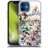 Head Case Designs Licenza Ufficiale Riza Peker Tigre Animali Custodia in Gel [Protezione di Grado Militare] Compatibile con Apple iPhone 12 / iPhone 12 PRO E Compatibile con MagSafe