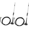 TREADALT-TEC 10dBi Esterna 4G LTE 5G Dual TS9 Antenna Magnetica per Netgear AT & T Nighthawk M6 MR6110 MR6500 M5 MR5100 MR5200 M1 MR1100 Verizon Jetpack 8800L MiFi Hotspot Netgear LB1120 Router, Slin. kdsco