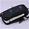 mt key Key Soft Case Cover protettiva Chiave per auto Porsche 955 Cayenne Chiave pieghevole Remote/Colore: nero