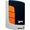 Dieffematic E010 Telecomando Radiocomando - Rolling Code, 3 Canali - Compatibile con Apritech Aerf Terra 433 M02.001.00