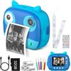HUIOP print camera HUIOP Fotocamera istantanea per bambini da 2,5K Fotocamera digitale per bambini da 12 MP Fotocamera con stampa istantanea per bambini con schermo IPS da 2,4 pollici Zoom digitale 10X Filt