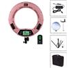 Yidoblo 18 pollici Display digitale Telecomando dimmerabile 3200K-5500K Kit luce anello LED per fotocamera Smartphone Ritratto Selfie Youtube Foto Video Studio Fotografia