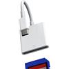 Kefiany Lettore di schede SD USB C per Apple iPhone15 Pro Max Plus per iPad Air Macbook Pro compatibile per Samsung Galaxy S23 Type-C Adattatore di memoria per fotocamera Compact Flash Drive 3.0 Thunderbolt 4