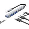 Pengchang HUB USB C 5-in-2 da 65 W Tipo C a HUB USB 3.0 Adattatore Multi Splitter OTG(5-in-1 Type-C)