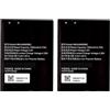 Audiosystem 2X Audiosystem Batterie Per Huawei Web Pocket Cube 3 Vodafone R216 Compatibili Con Modem E5572 E5573 E5575 E5577 E7553 Hb434666rbc. 2 Pezzi