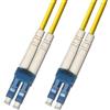 Ultra Spec Cables Cavo in fibra ottica duplex monomodale da 1,5 metri (9/125) - LC a LC - Giallo