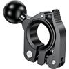 BRCOVAN Lega Alluminio Supporto per Morsetto per Manubrio con 1 Pollice TPU Palla per RAM Mounts B Szie Braccio a Doppia Presa Sferica, Per Binari Diametro 0,5''/0,875''/1''/1,26''