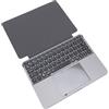 Topiky Tastiera Bluetooth Ultra Sottile con Touchpad, Tastiera Pieghevole Ricaricabile a 64 Tasti, Pieghevole Tascabile Ultra Sottile di Dimensioni Standard, Portatile (GRAY)