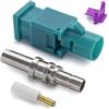 Adapter Universe FAKRA Connettore maschio Antenna RG174 Crimp Saldatura Kit di Riparazione Z Codifica