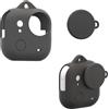 Hesupy Custodia protettiva in silicone per Insta360 Go Ultra, custodia protettiva con copriobiettivo, cover morbida in pelle, anti-goccia, antipolvere, custodia protettiva per fotocamera Go Ultra Sports