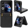 RonRun RonRon Cover ZTE nubia Flip2 Libro, Flip Custodia Portafoglioin Pelle, Antiurto case per ZTE nubia Flip2, Nero