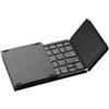 Goshyda Tastiera Bluetooth Pieghevole Mini, Wireless Portatile Con Touchpad, Tripla Ultrasottile Ricaricabile per Telefono, Tablet, Laptop