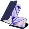 Cadorabo Custodia Libro per Samsung Galaxy S3 MINI in CLASSY BLU SCURO - con Vani di Carte, Funzione Stand e Chiusura Magnetica - Portafoglio Cover Case Wallet Book Etui Protezione