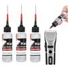 Fellflying 3 Olio Per Tagliacapelli - Oli Lubrificanti Clippers Oil | Olio Per Tosatrici E Trimmer Da 60 Ml | Olio Lubrificante Per Tagliacapelli Inodore Per La Prevenzione Della Ruggine