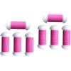 minkissy 2 Set 4 Pezzi Per Smerigliatrici a Pedale Testina Del Del Piede Di Ricambio Rasoio Per Calli Testa Della Lima Del Tallone Incrinata Pedicure Plastica