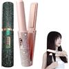 Giurui Mini Piastra per Capelli Senza Fili 2 in 1, Portatile, Wireless, Non Dannosa per i Capelli (Verde)
