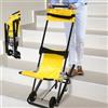 Chynalys Sollevamento delle scale pieghevole per sedia a rotelle, sedia a rotelle pieghevole, attrezzi per salire le scale con poggiatesta regolabili e cinture di sicurezza