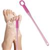 Generic Spazzola per la pulizia dei piedi, per la doccia con manico lungo, setole in silicone tra le dita dei piedi, spazzola per la pulizia, spazzola per i piedi per anziani