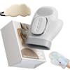 NNBWLMAEE Hand Massager with Heat and Compression, Hand Massager Airbag, Wireless Hands Massagers, 3 Modes, 5 Gears, Scheduled Shutdown, Gift for Women Men Relaxation at Office (White)