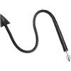 Duuous Plug anale in acciaio for coda del diavolo BDSM Massaggio del punto G Butt Plug Demone Cosplay Frusta coda Giocattolo del sesso anale for donne uomini (Color : Steel Anal Plug A)