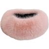 Baoblaze Fascia per capelli in pelliccia sintetica, protezione per le orecchie, scaldaorecchie alla moda per campeggio, all'aperto, uso quotidiano, Rosa