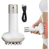FREECOZYER Guasha massaggiatore per cellulite elettrico a 6 velocità, microcorrente, con terapia di riscaldamento, rimozione della cellulite, per alleviare lo stress e rilassamento del corpo, bianco