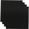 Q-Bricks Confezione da 4pz. Base 20X20 Borchie Nero 650