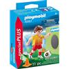 Playmobil Special Plus 70157, Calciatore Con Porta, dai 4 anni, per tutti gli appassionati di calcio