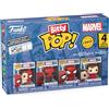Funko Bitty POP! 4 Pack: Spider-Man - Parker Split - Superior - Spider-Man - Mystery Mini Figure - Styles may vary E una mini figura misteriosa a sorpresa - 0,9 pollici (2,2 cm) Da collezione