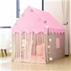 KRUZZEL Tenda Rosa con Luci per Bambini KRUZZEL - Casetta Rosa Principessa per Cameretta o Esterno