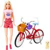 Barbie Set da gioco per bambole e bicicletta