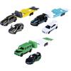 Majorette Auto Mercedes-AMG Deluxe Trailer (set da 3 modelli) - 2 auto giocattolo in metallo con ruota libera e 1 rimorchio, selezione casuale tra 3 set auto per bambini dai 3 anni in su, 19 cm