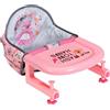 BABY born Seggiolone 832417 - Accessori di alta qualità per bambole da 36 e 43 cm - Include un seggiolone che si adatta alla maggior parte dei tavoli 15-40 mm - Età: 3+ anni