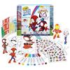 CRAYOLA - Color Wonder Activity Set Spidey, 40+ Pezzi, con Pagine da colorare, Pennarelli Senza Macchia, Adesivi, Personaggi Pop-up, attività Creativa per Bambini, età 3 Anni, 75-7193