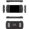 MOLVUS RG405M Console di Gioco Arcade Portatile Android 12 Lega di Alluminio con 10000 Giochi Classici, Console di Gioco retrò 256G, 4 Pollici - Nero
