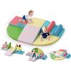 CUPCHID Blocchi da costruzione in schiuma per bambini, grandi blocchi da costruzione in schiuma giganti per bambini, giocattoli educativi prescolari per gattonare e arrampicarsi (Macaron-8)