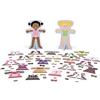 Melissa & Doug Melissa and Doug Gioco magnetico Bambole in legno con guardaroba magnetizzato