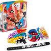 LEGO DOTS Disney Multipack Bracciali Topolino e Amici, Kit Giocattoli Fai da Te, Set per Creare Gioielli per Bambini con Tessere Glitterate e Minnie 41947