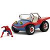 Jada - Spiderman Man Buggy, 253225030, +8 anni, die-cast, in scala 1:24, personaggio Spiderman incluso