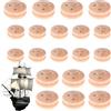 Nexusectar Ruote artigianali in legno, pulegge in legno, puleggia per modellismo navale, kit di pulegge per , piccola puleggia Woodeen, 20 kit di costruzione per modellismo navale, forniture per la